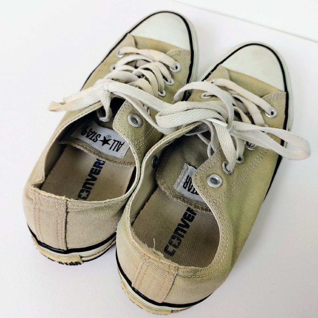 ALL STAR（CONVERSE）(オールスター)のCONVERSE ALL STAR☆ライトカーキシューズ　23.5　スニーカー レディースの靴/シューズ(スニーカー)の商品写真