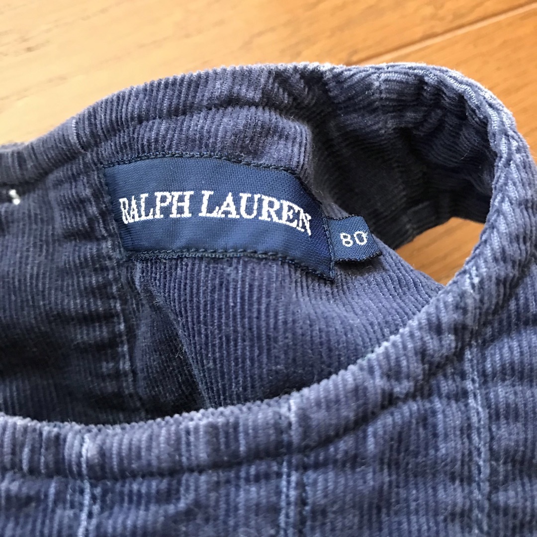 Ralph Lauren(ラルフローレン)のラルフローレン  コーデュロイ ワンピース  キッズ/ベビー/マタニティのベビー服(~85cm)(ワンピース)の商品写真