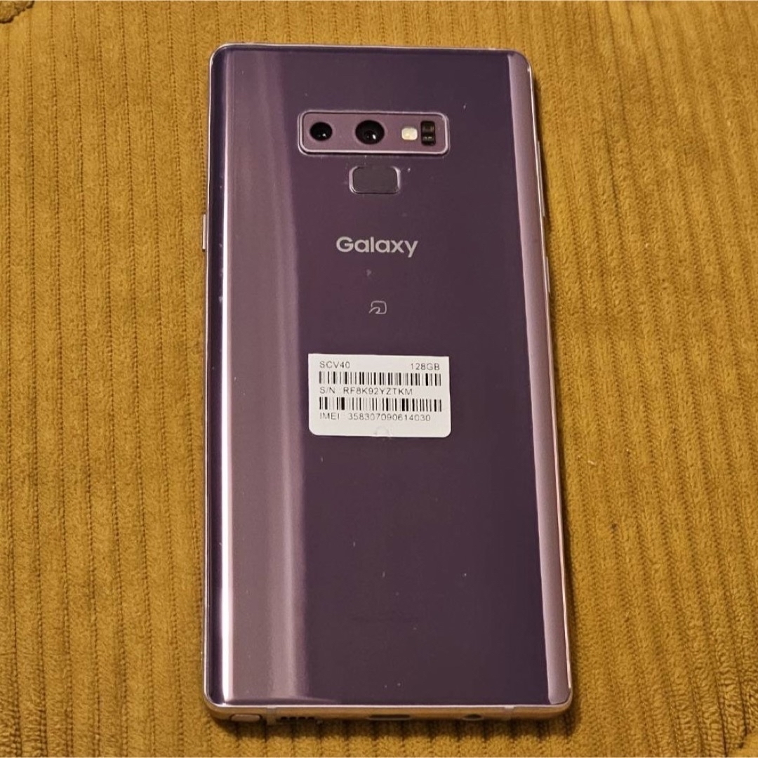 galaxy note9 SCV40 パープル 修理済み galaxy note9 SCV40 パープル 修理済み