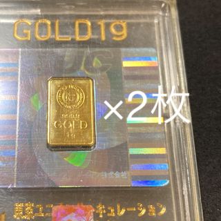 純金　1g　2枚(その他)