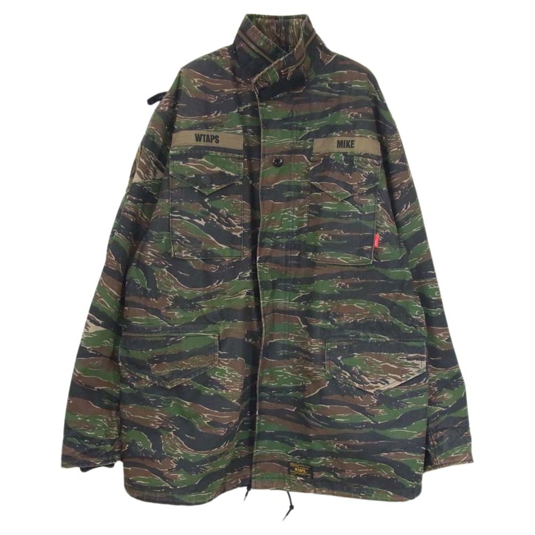 W)taps(ダブルタップス)のWTAPS ダブルタップス 17AW 171GWDT-JKM04 M-65 JACKET タイガーカモ ジップアップ ジャケット カーキ系 2【中古】 メンズのジャケット/アウター(その他)の商品写真