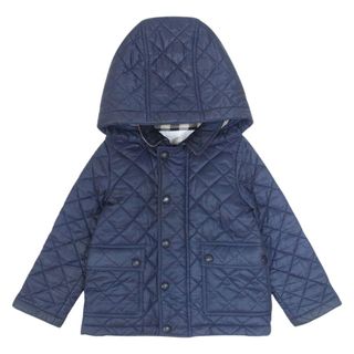 バーバリー(BURBERRY)のBURBERRY バーバリー CHILDREN フード キッズ キルティング ジャケット ネイビー系 92cm【中古】(その他)