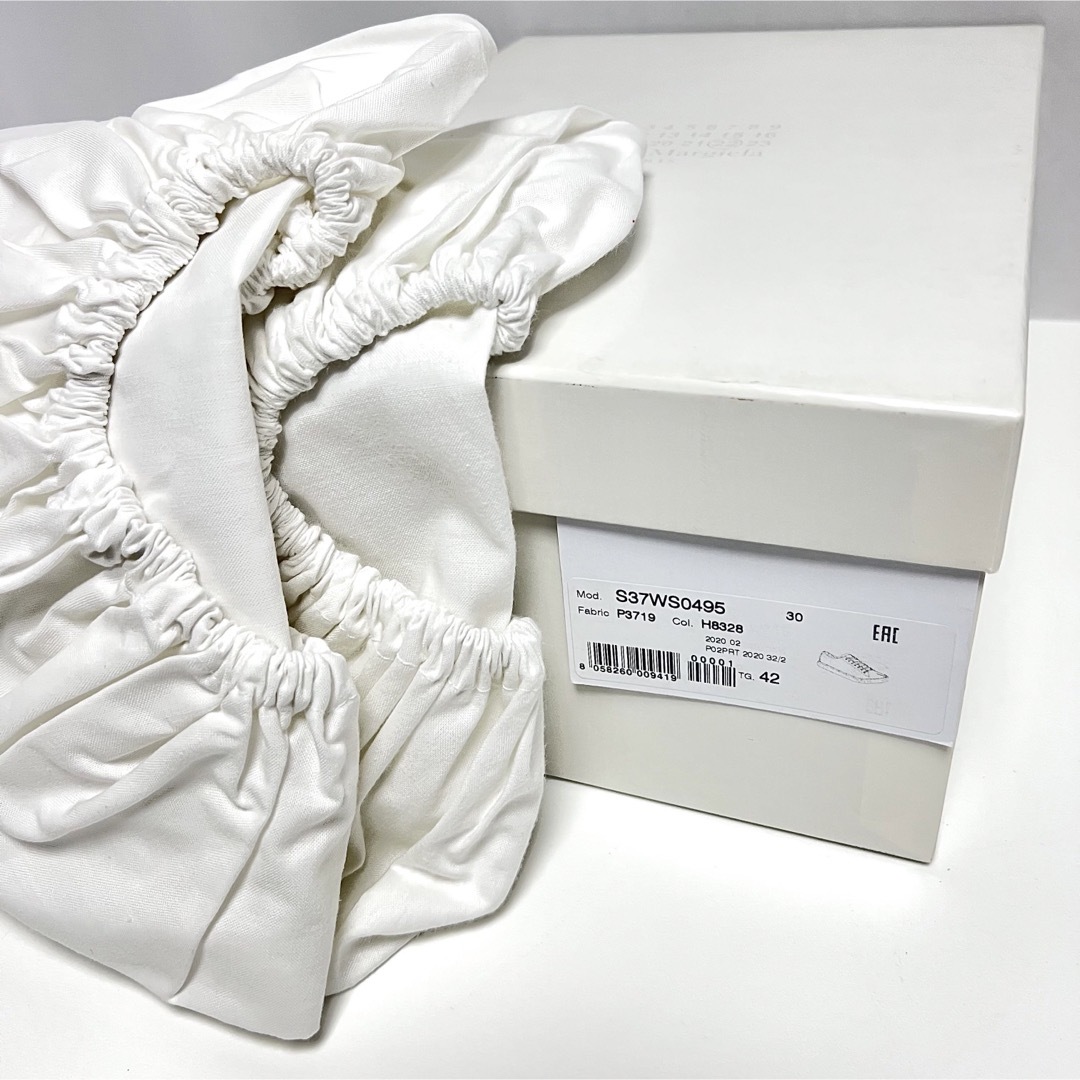 Maison Martin Margiela(マルタンマルジェラ)の42 新品 メゾンマルジェラ Tabi タビ ペイント 加工 スニーカー 足袋 メンズの靴/シューズ(スニーカー)の商品写真