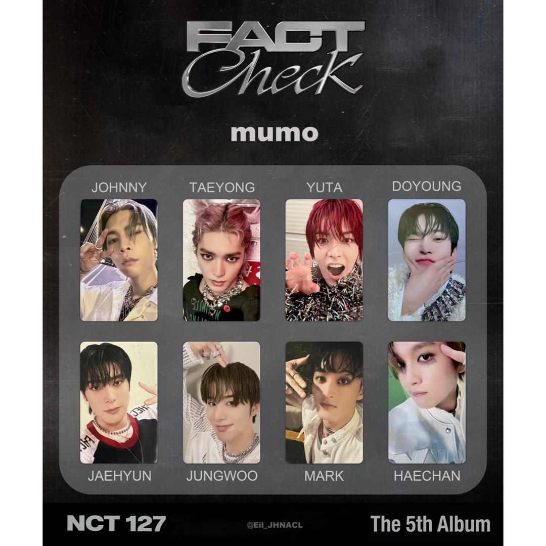 マーク　NCT 109 popup ラキドロ　トレカ