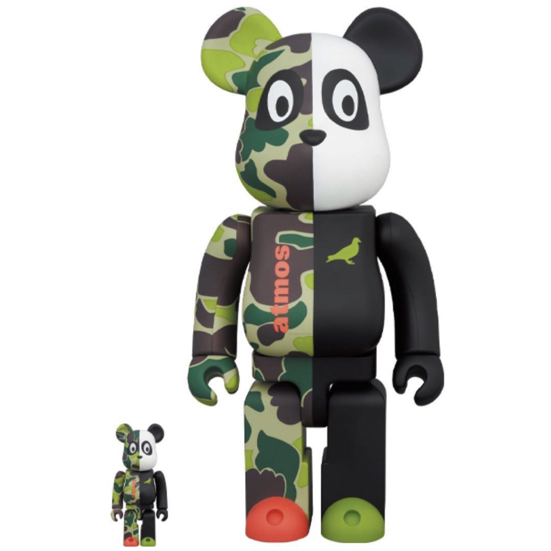 atmos ベアブリック BE@RBRICK 100%＆400% 新品未開封フィギュア