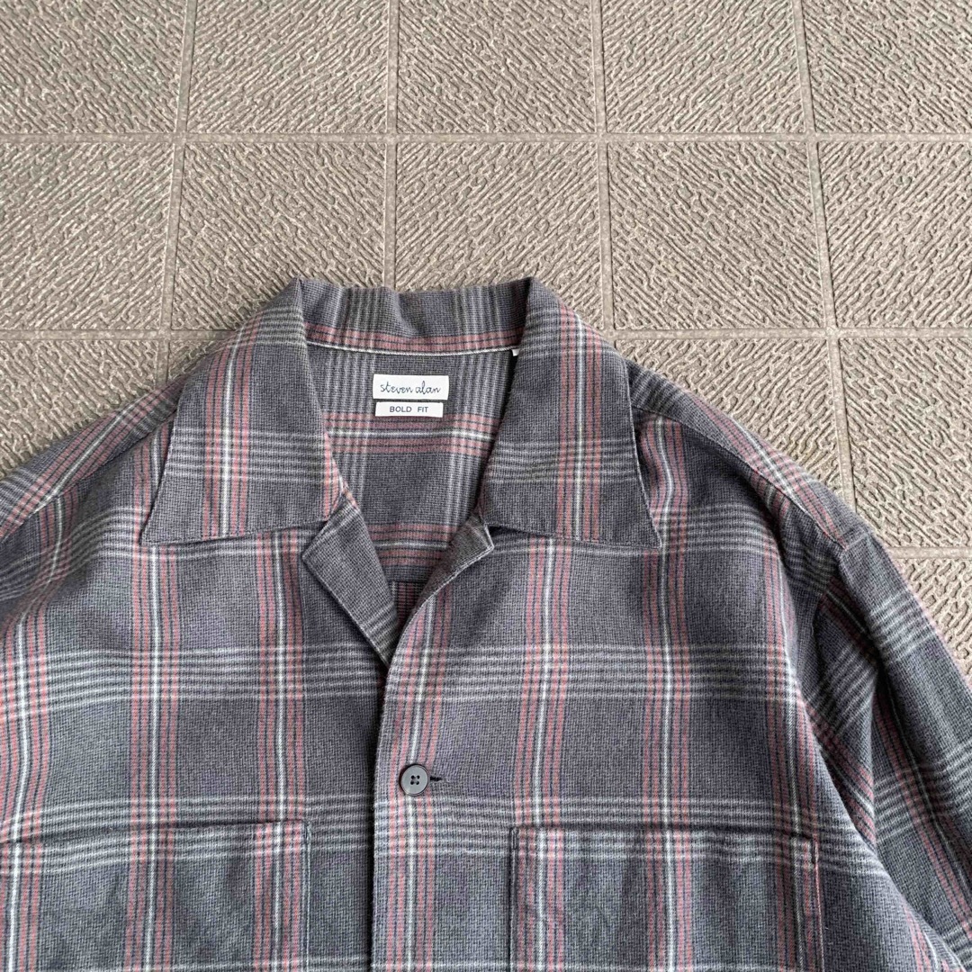 steven alan - Steven Alan SHAGGY BOX CAMP COLLAR SHIRTの通販 by