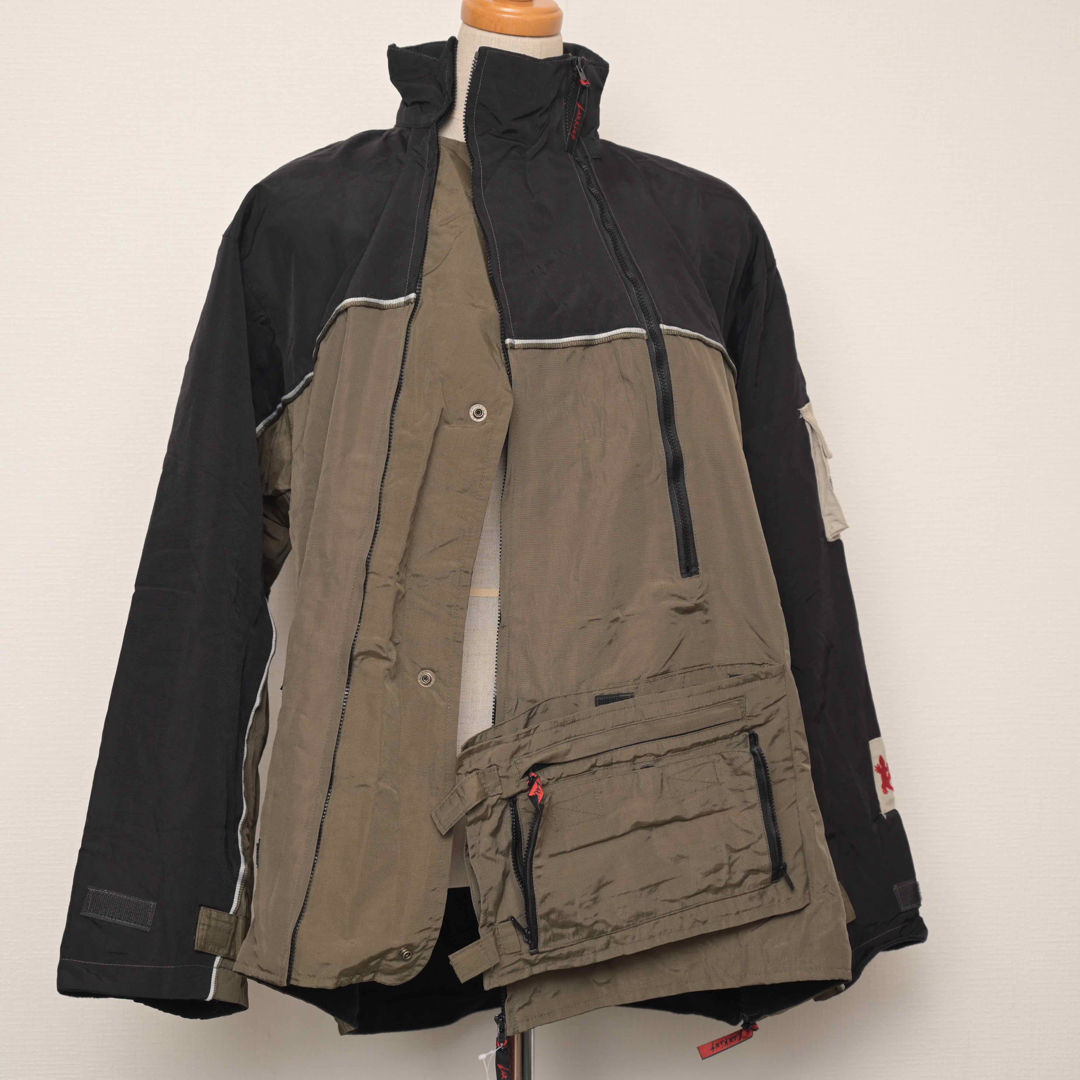 ナイロンジャケット1990s LARKINS NYLON gimmick jacket y2k