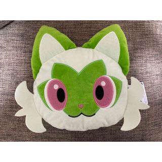 ポケットモンスター　 大きい顔型ぬいぐるみポーチ　ニャオハ(ぬいぐるみ)