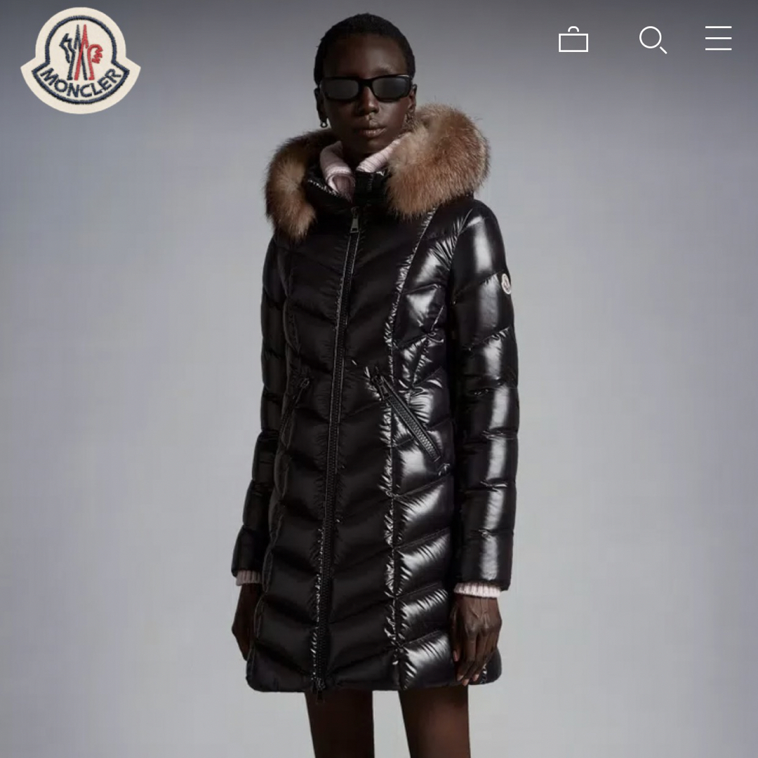 MONCLER(モンクレール)のMONCLERロングダウンジャケット レディースのジャケット/アウター(ダウンジャケット)の商品写真