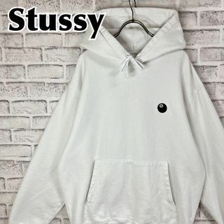 STUSSY - stussy ステューシー パーカー エイトボール ワンポイント