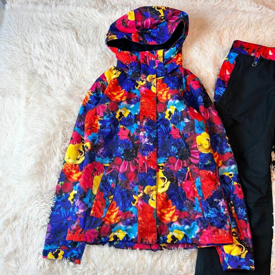 Roxy - 極美品 マギー着用 ROXY 蜷川実花コラボ スノボウェア 上下