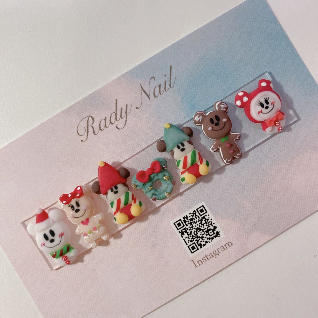 radynail クリスマスネイル 3Dネイルパーツ 雪だるまの通販 by RADY ...