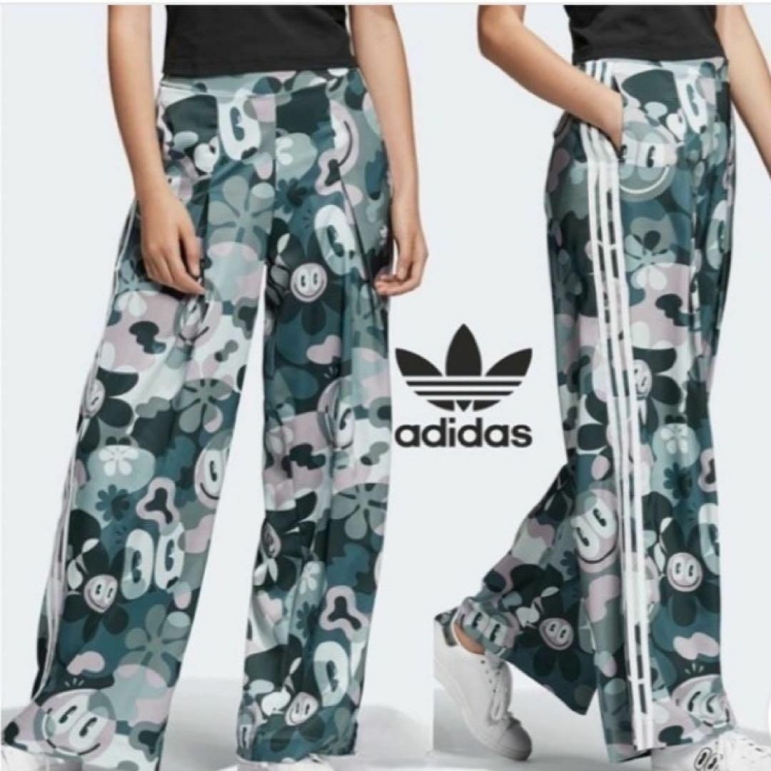 adidas(アディダス)のアディダスadidas ×ハティ・スチュワート 総柄 パンツ ワイド レディースのパンツ(その他)の商品写真