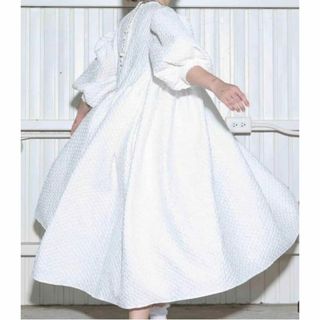 bibiy JULIANNE DRESS ジャガードボリュームワンピース