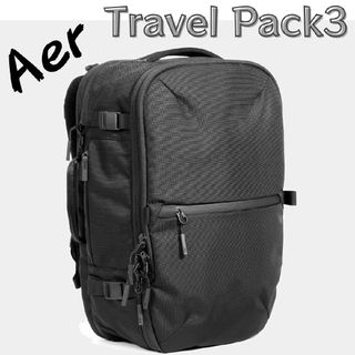 エアー(AER)のAer Travel Pack3 エアー トラベルパック3ブラック(バッグパック/リュック)