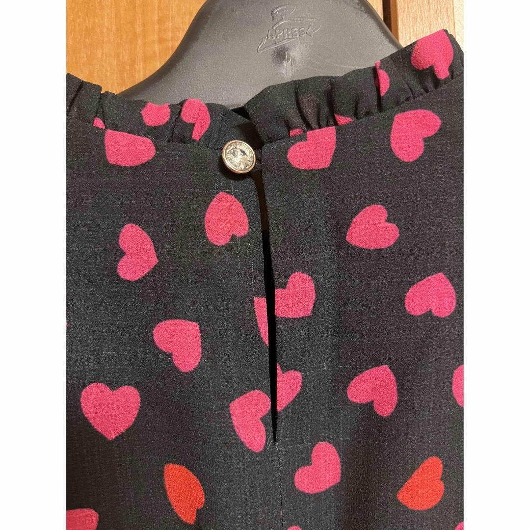 kate spade new york(ケイトスペードニューヨーク)のとも様専用　kate spade new york  ハートビートドレス黒90 キッズ/ベビー/マタニティのキッズ服女の子用(90cm~)(ドレス/フォーマル)の商品写真