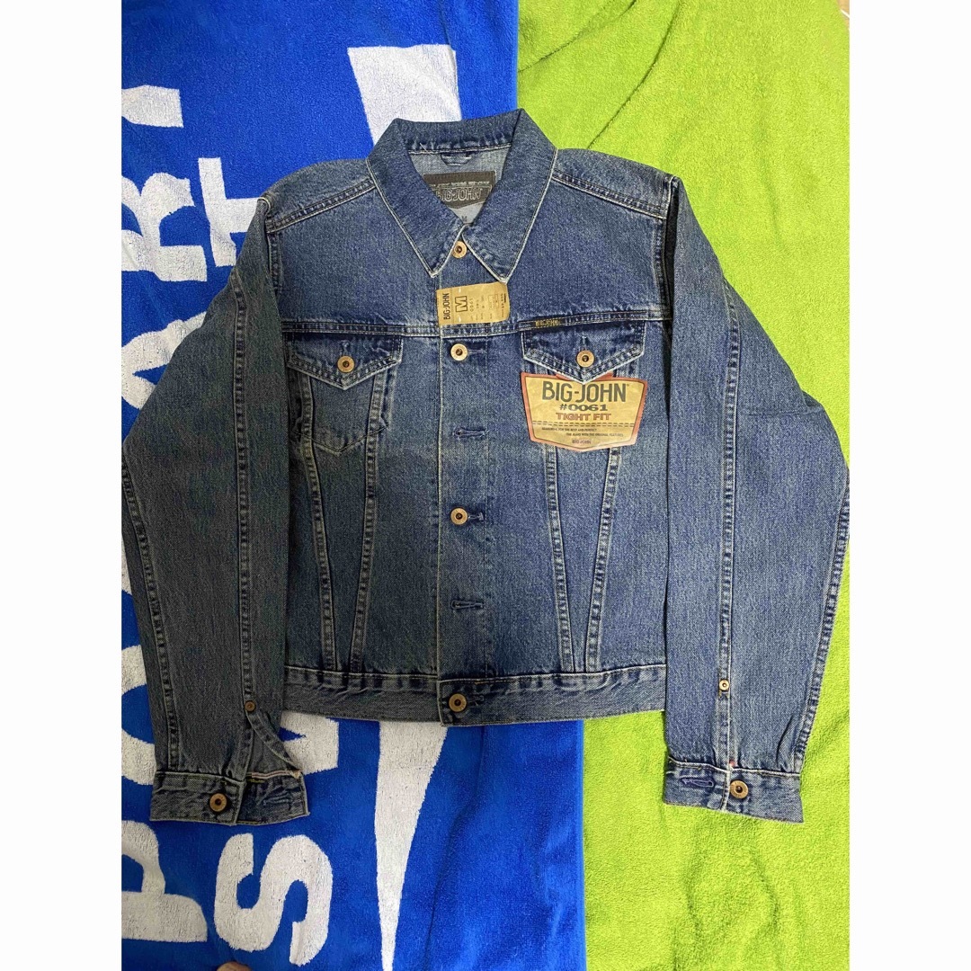 BIGJOHN SPIRIT ビッグジョン デニムジャケット 90s Gジャン BIG JOHN SPIRIT 90s Denim Jacket G Jean L Blue Cotton SP601