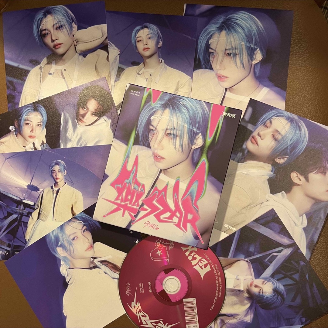 スキズ 樂-STAR ポストカードセット フィリックス エンタメ/ホビーのCD(K-POP/アジア)の商品写真