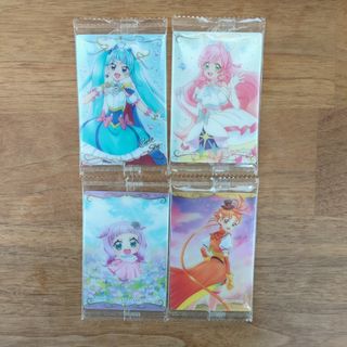 バンダイ(BANDAI)のプリキュアウエハースカード　ひろがるスカイ！プリキュア　4枚セット(カード)