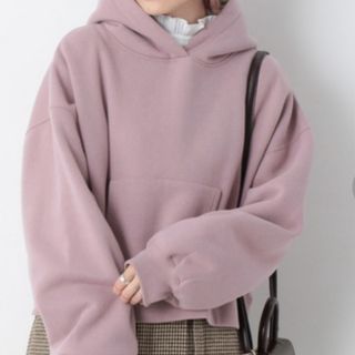 ヘザー(heather)の【期間限定値下げ】　パーカー　Heather ヘザー　ピンク　パープル　紫(パーカー)