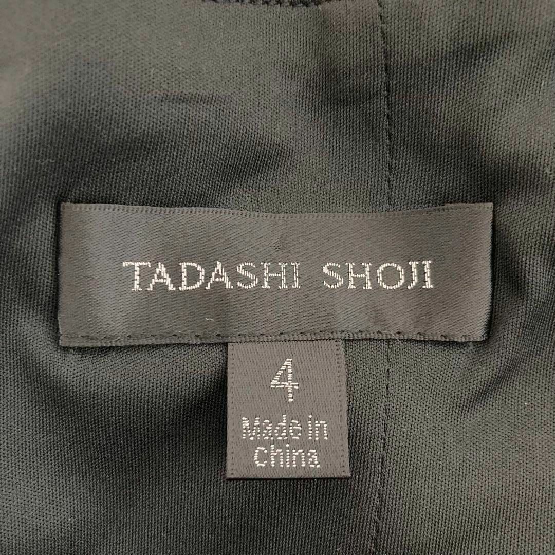 TADASHI SHOJI(タダシショウジ)の美品　タダシショージ　ワンピース　コード刺繍　4　結婚式　パーティ レディースのワンピース(ひざ丈ワンピース)の商品写真