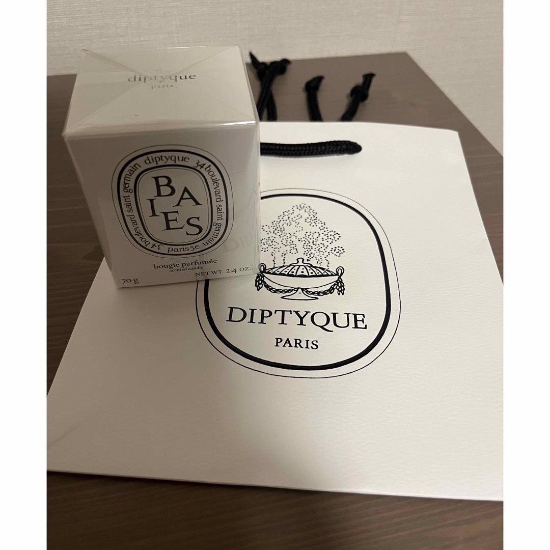 diptyque(ディプティック)のディプティック　キャンドル　ベ　ショッパー付 コスメ/美容のリラクゼーション(キャンドル)の商品写真