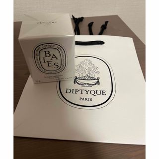 ディプティック(diptyque)のディプティック　キャンドル　ベ　ショッパー付(キャンドル)