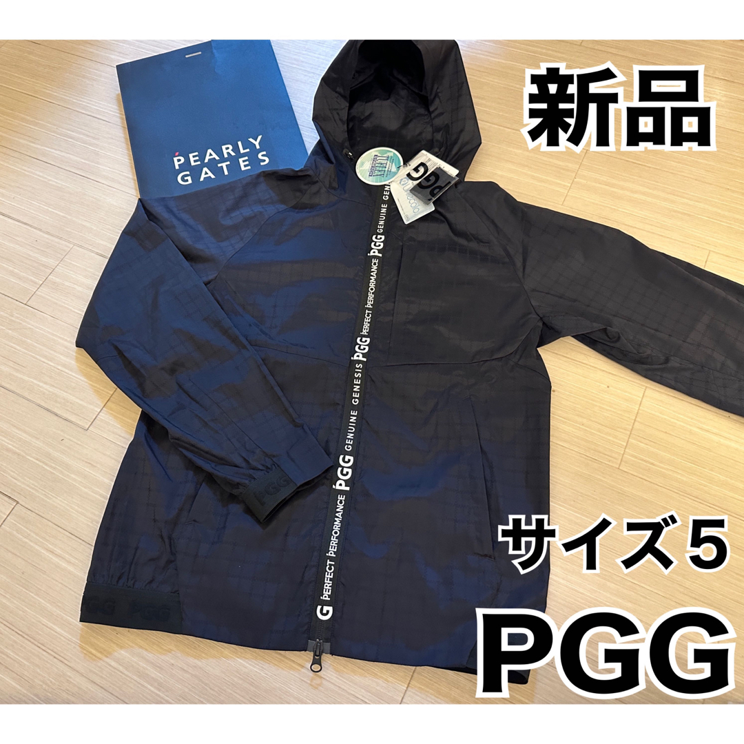 パーリーゲイツ PGG ブルゾン 新品 サイズ５ - ウエア(男性用)