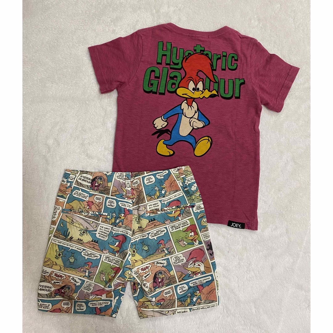 JOEY HYSTERIC(ジョーイヒステリック)のウッドペッカーセット キッズ/ベビー/マタニティのキッズ服男の子用(90cm~)(Tシャツ/カットソー)の商品写真