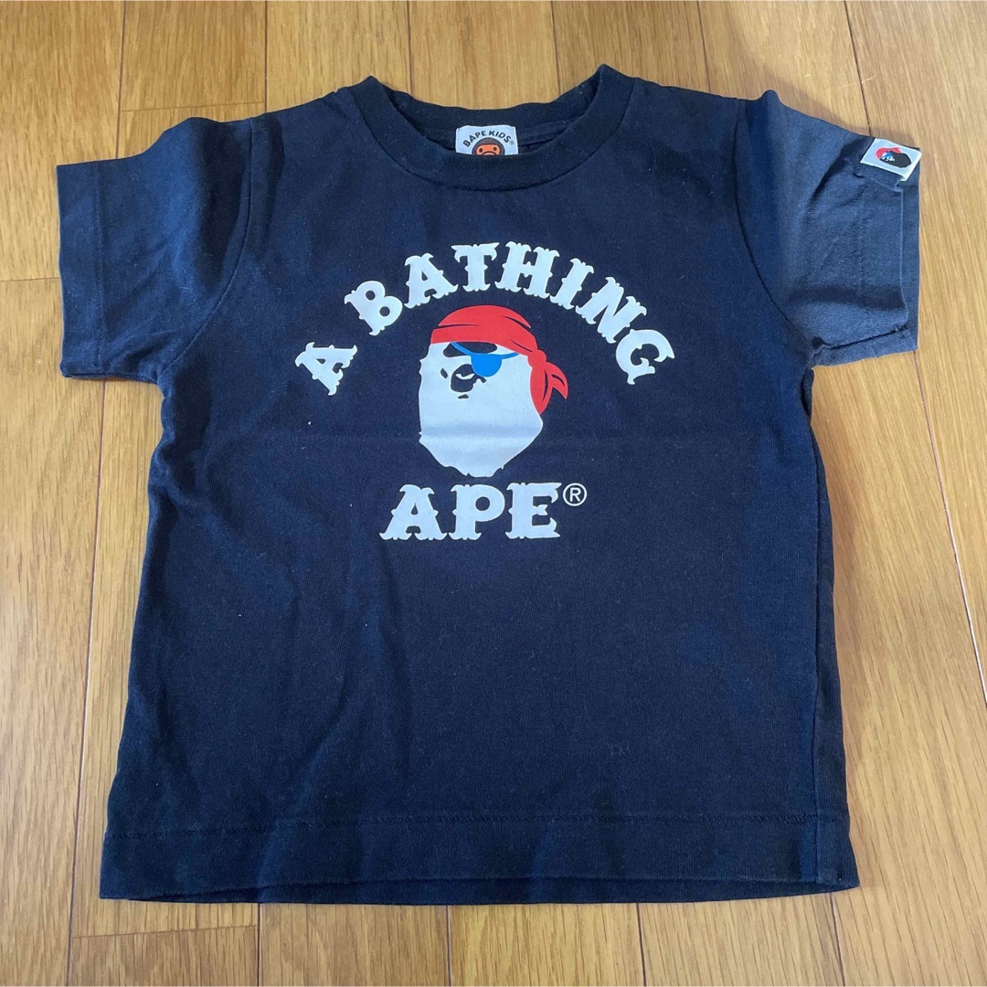 A BATHING APE(アベイシングエイプ)のA BATHING APE® 半袖　110cm キッズ/ベビー/マタニティのキッズ服男の子用(90cm~)(Tシャツ/カットソー)の商品写真