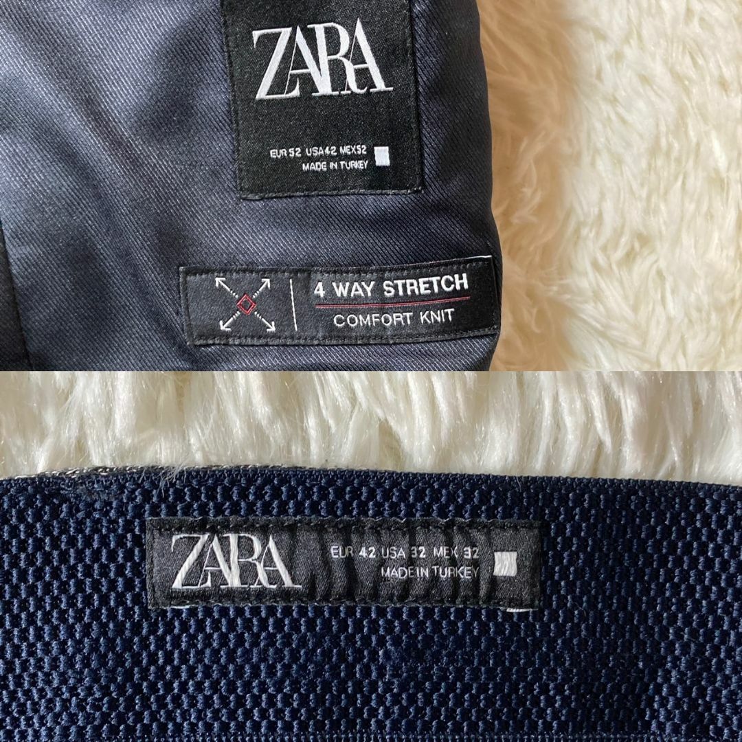 美品 ZARA ザラ セットアップスーツ カジュアルスーツ ツイード 42 XL