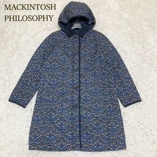 マッキントッシュフィロソフィー(MACKINTOSH PHILOSOPHY)の美品　マッキントッシュフィロソフィー　キルティングコート　花柄　36(ロングコート)