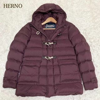 美品☆HERNO・ヘルノ キッズ メタルワッペン フード付 ダウンコート(6A)-