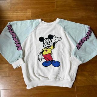 アズールバイマウジー(AZUL by moussy)のDisney SERIES CREATED by MOUSSYミッキートレーナー(トレーナー/スウェット)