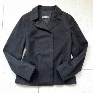 ジルサンダー JIL SANDER 比翼　バルカラー コート ジャケット