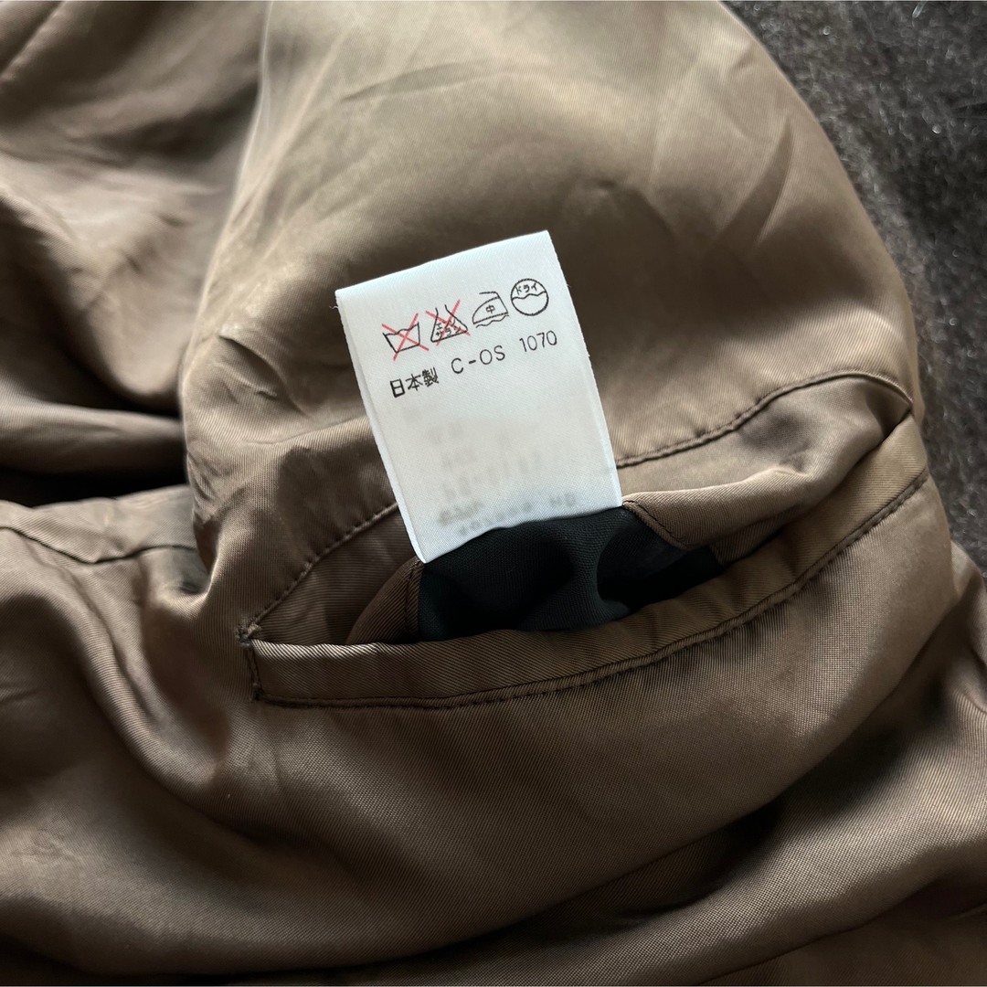 Paul Smith(ポールスミス)の【美品】ポールスミス　ウールロングコート　ブラウン　M メンズのジャケット/アウター(ステンカラーコート)の商品写真