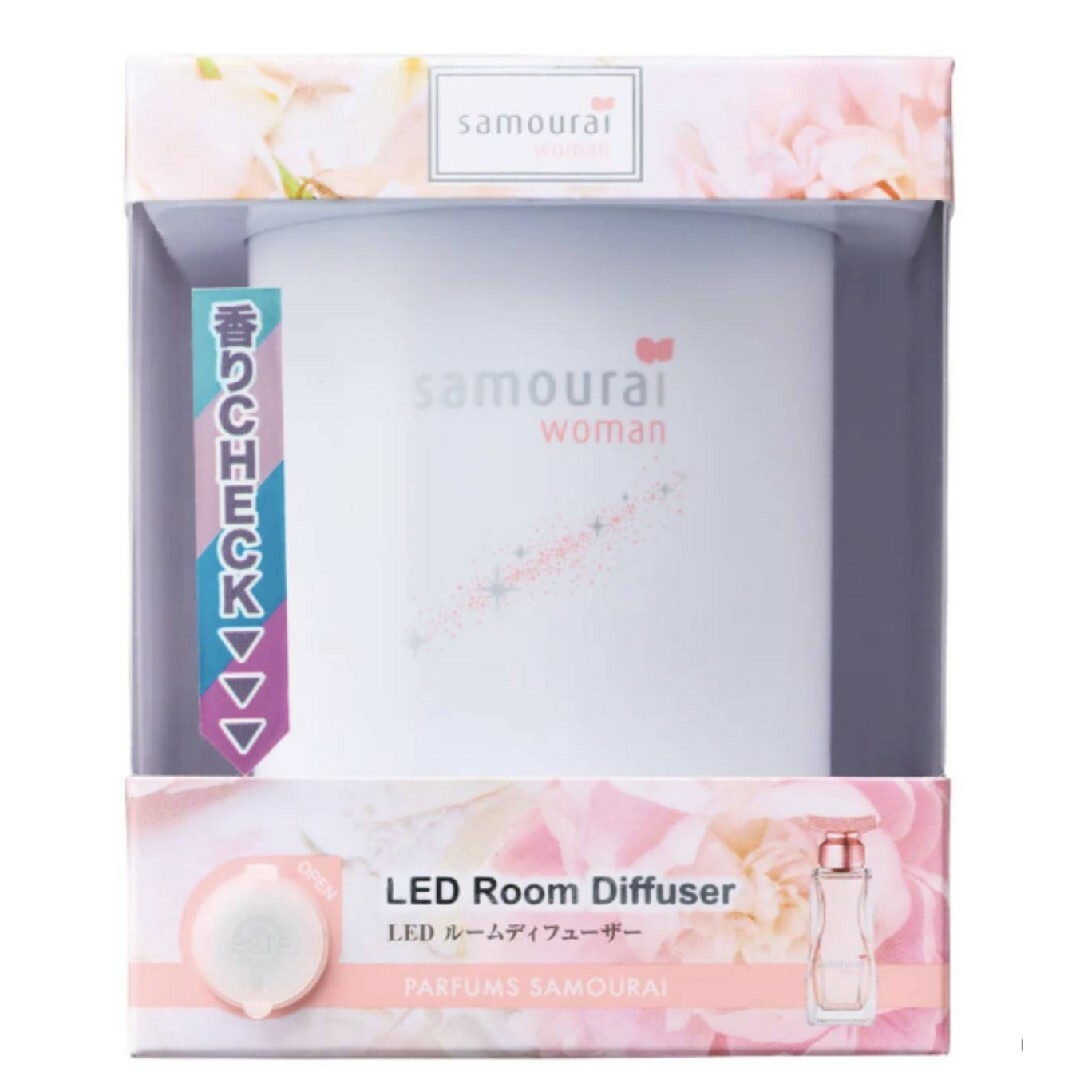 SAMOURAI(サムライ)のサムライウーマン LED ルームディフューザー 2個セット コスメ/美容のリラクゼーション(アロマディフューザー)の商品写真