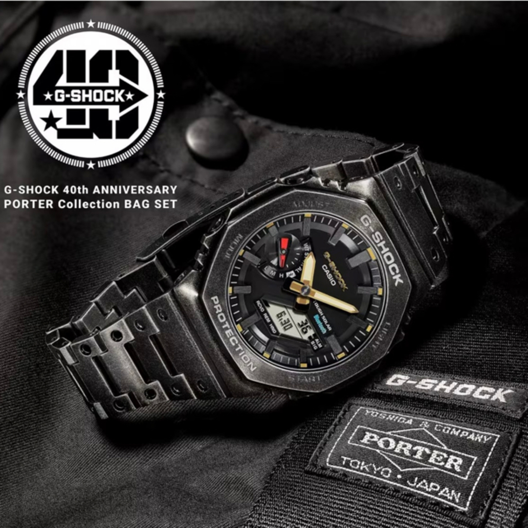 G-SHOCK(ジーショック)のPORTER G-SHOCK  40周年記念モデル メンズの時計(腕時計(デジタル))の商品写真