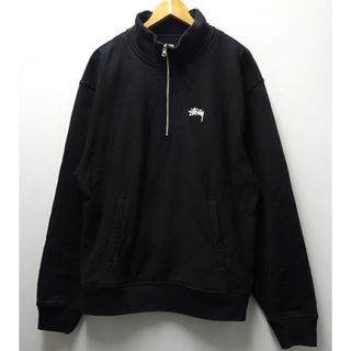 ステューシー(STUSSY)のStussy ステューシー HALF ZIP モックネック スウェット(スウェット)