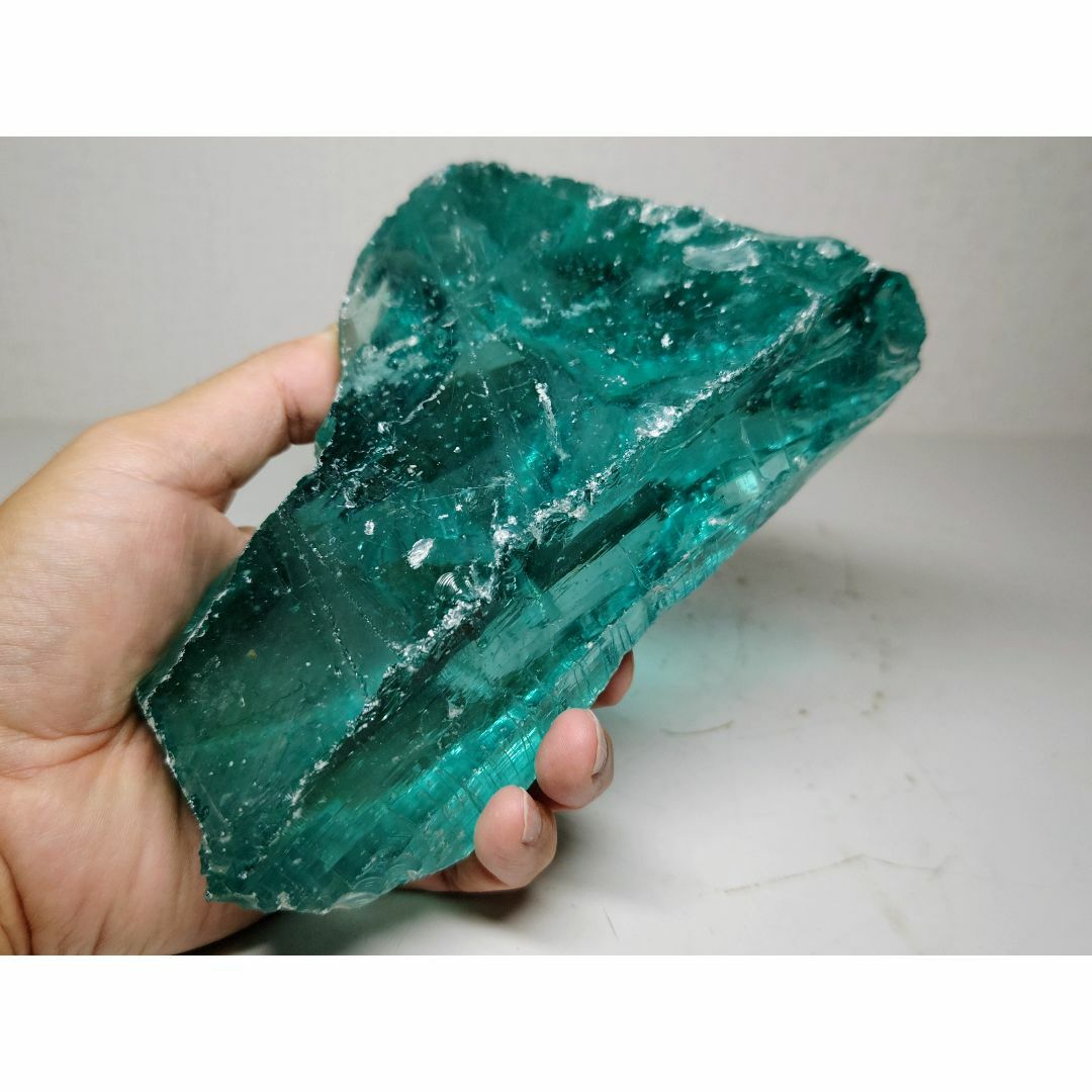 アンダラクリスタル 1.4kg ブルーオブシディアン 原石 鑑賞石 自然石 鉱石