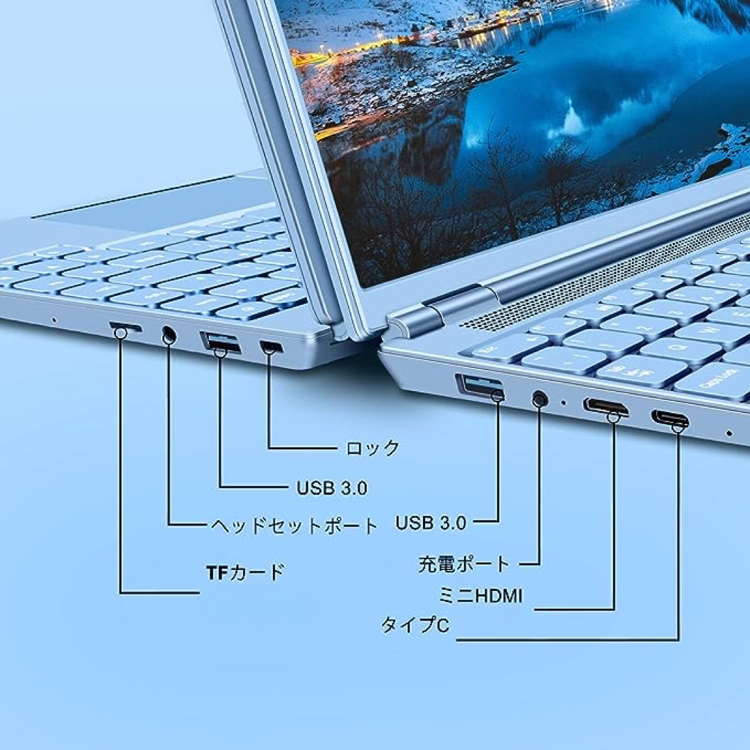 ノートパソコン 14インチ Windows11 ブルー 仕事 新品未使用