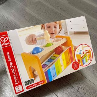 ハペ(Hape)のパウンド アンド タップベンチ E0305A(1セット)ハンマートイ(知育玩具)