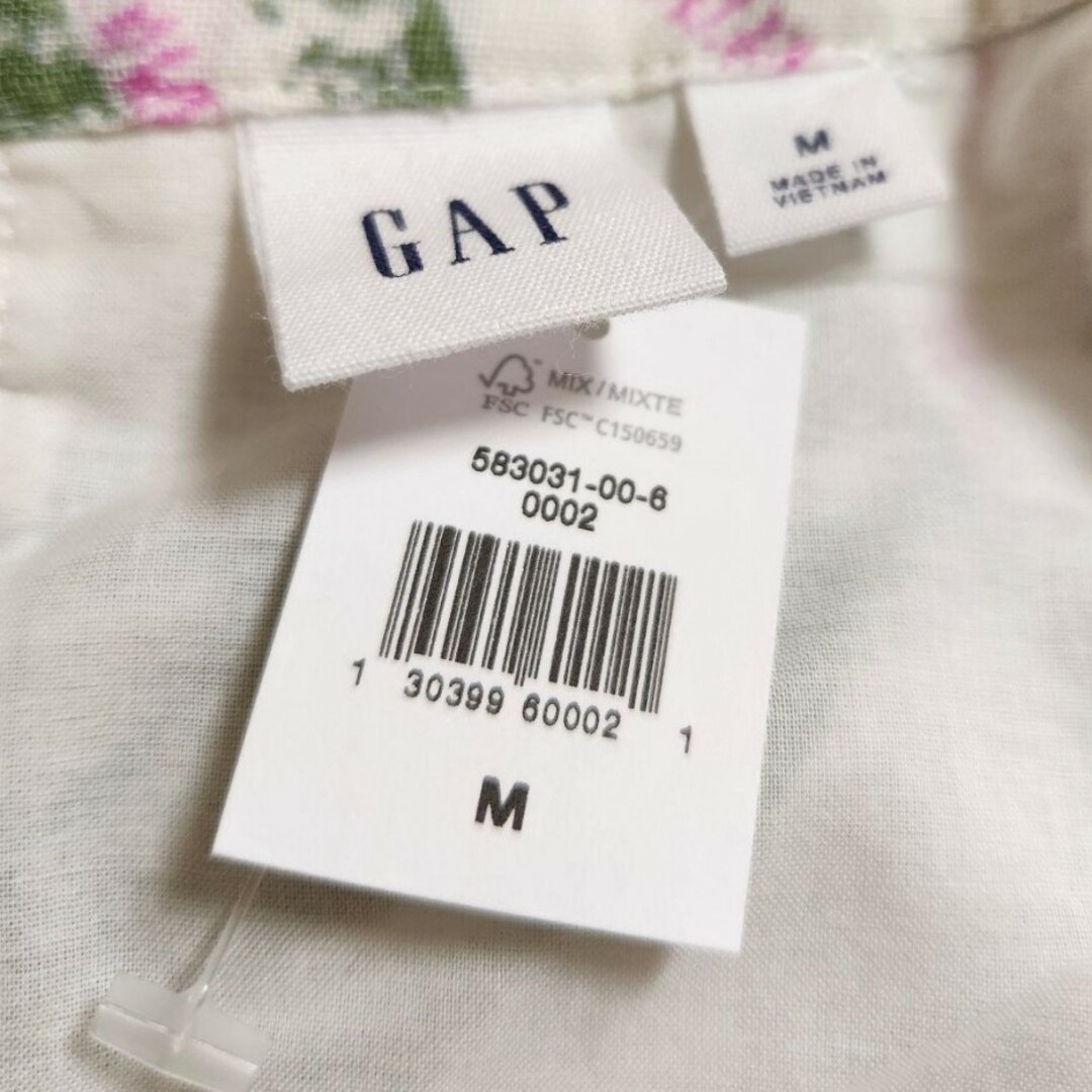 GAP(ギャップ)の定価：7,790円 新品未使用 GAP リネン キャミソールミディワンピース レディースのワンピース(ロングワンピース/マキシワンピース)の商品写真