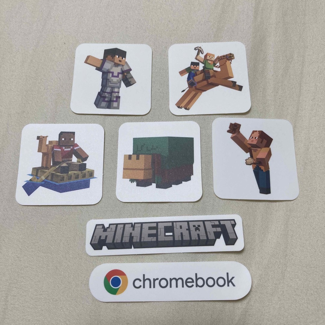 Minecraft マインクラフト  ステッカー エンタメ/ホビーのおもちゃ/ぬいぐるみ(キャラクターグッズ)の商品写真