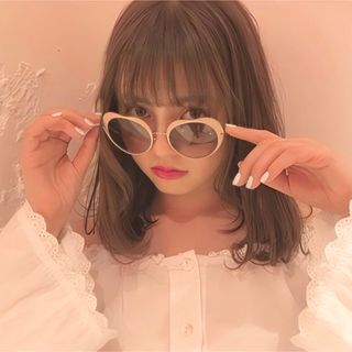 ミュウミュウ(miumiu)のmiumiu ミュウミュウ ハート サングラス ピンク🕶️(サングラス/メガネ)