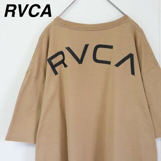 新品 RVCA ルーカ 厚手 ニット セーター ロゴ グレー メンズ f72