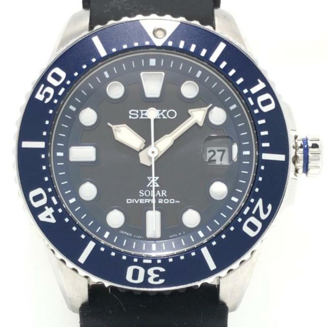 セイコー 腕時計 V157-0BT0 メンズ 黒