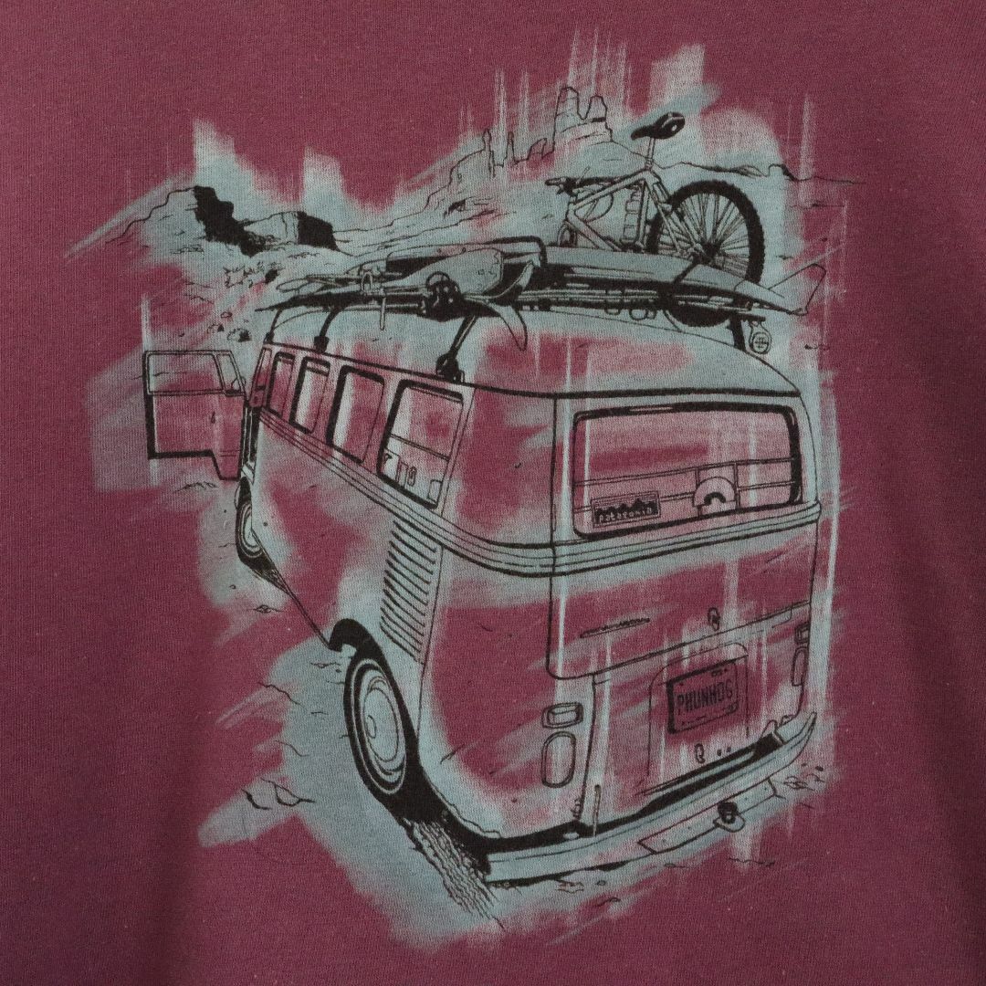 patagonia(パタゴニア)の【希少】パタゴニア／Tシャツ　ワーゲンバス　車　自転車　メキシコ製　ビッグロゴ メンズのトップス(Tシャツ/カットソー(半袖/袖なし))の商品写真