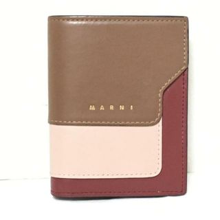 ⭐︎箱付き⭐︎MARNI 折りたたみ財布  ユニセックス 小銭入れ⭐︎ 新品⭐︎ブラウン