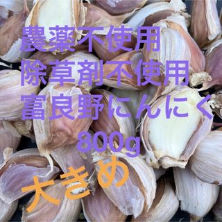 訳あり　農薬不使用　除草剤不使用　富良野ニンニク　にんにく　バラ(野菜)